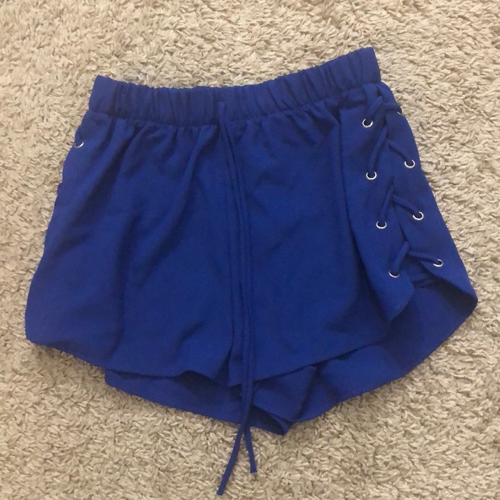 Blue shorts
